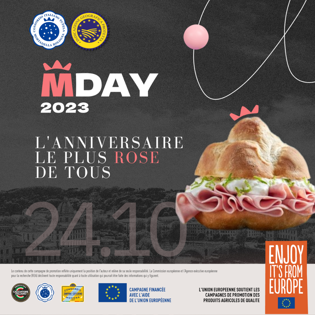 Aujourd’hui, c’est la Mortadella Day ! Venez découvrir la reine rose des charcuteries avec le projet « DELI.M.E.A.T. »