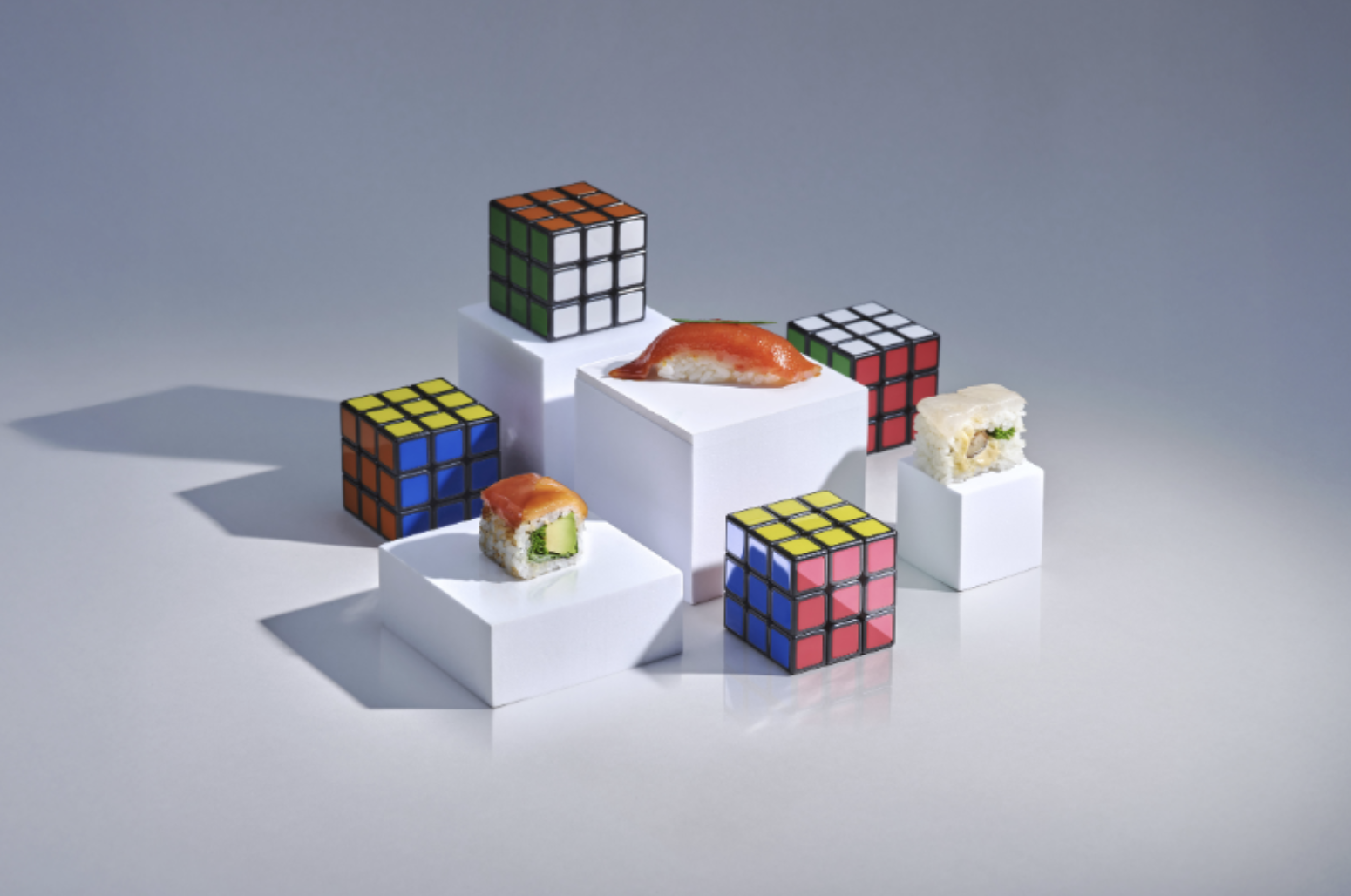 Sushi Shop dévoile une collection exclusive à l’effigie des Rubik’s Cube