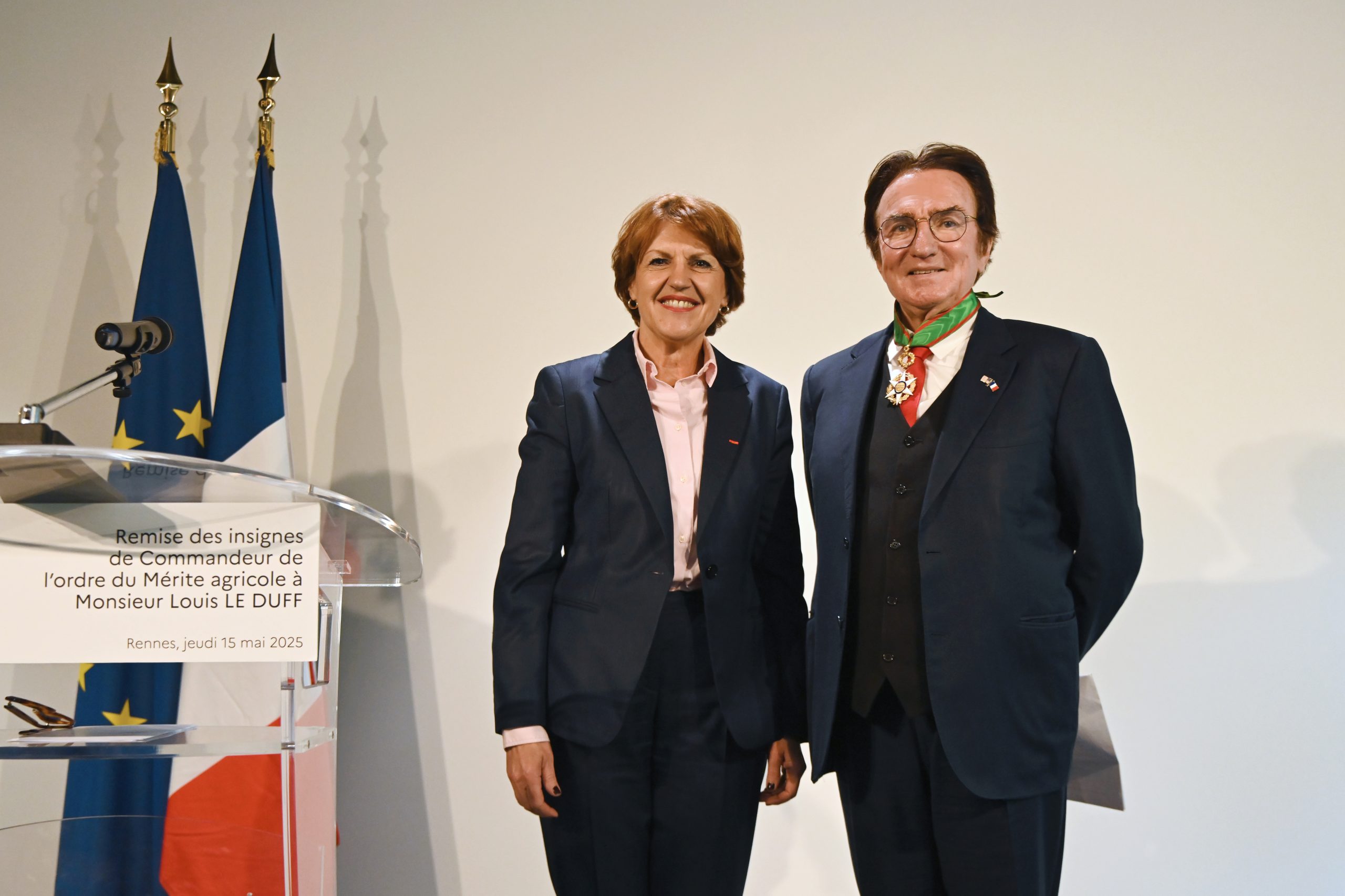Louis Le Duff, Commandeur de l’Ordre du Mérite Agricole