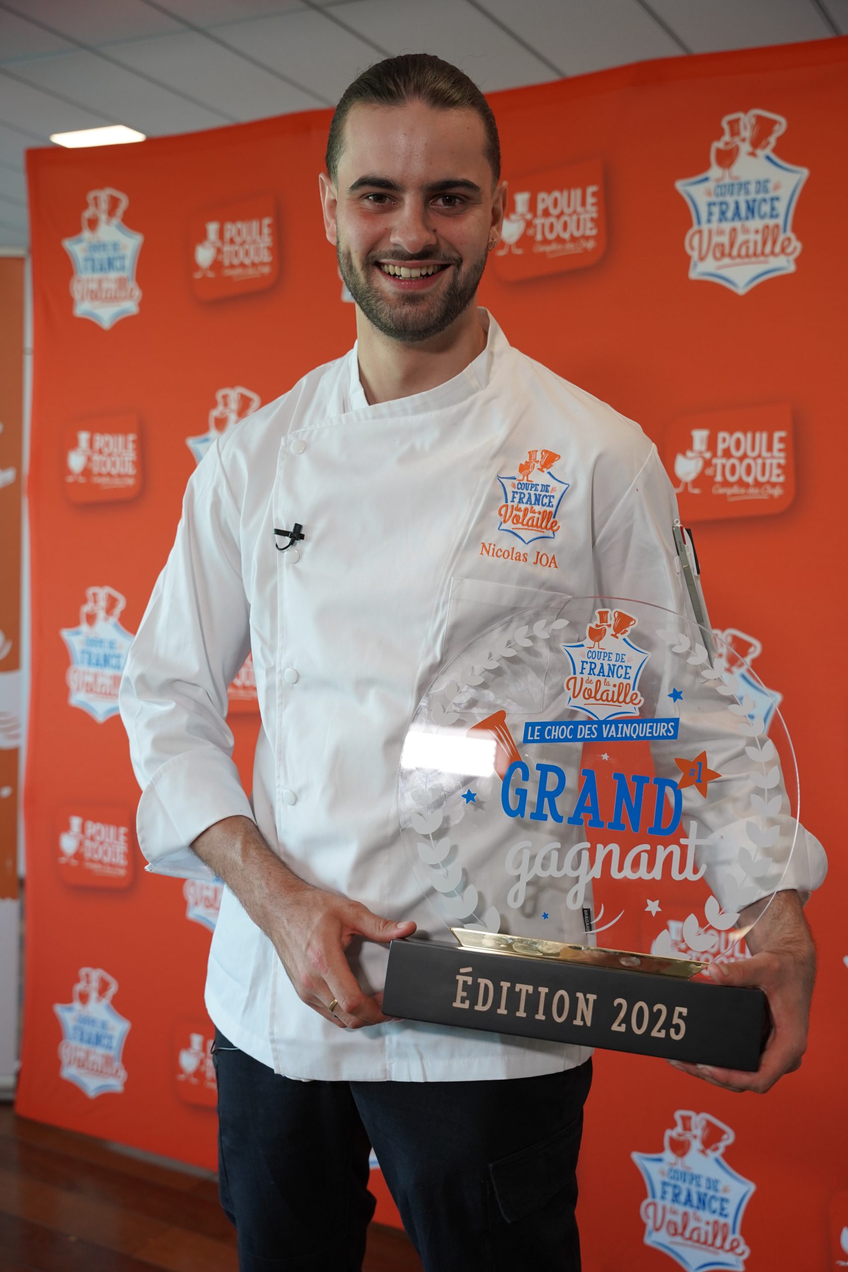 Nicolas Joa gagnant du « Choc des vainqueurs » de la Coupe de France de la Volaille