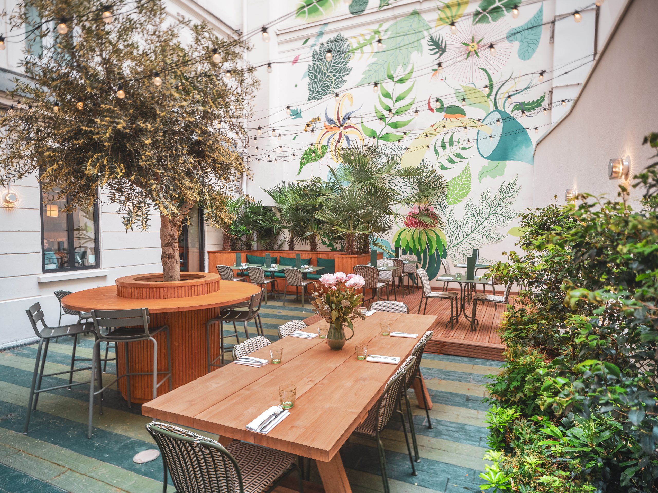Une cuisine responsable dans un jardin secret au cœur de Paris