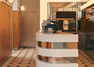 Un 1er coffee shop Nespresso dans le Marais à Paris