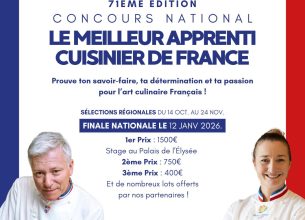 Le Concours National du Meilleur Apprenti Cuisinier de France célèbre sa 71ème édition