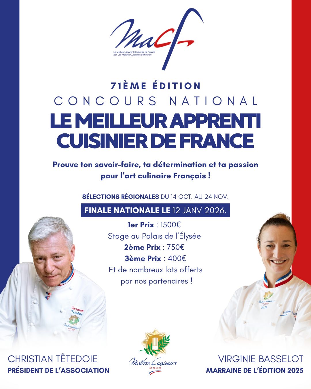 Le Concours National du Meilleur Apprenti Cuisinier de France célèbre sa 71ème édition