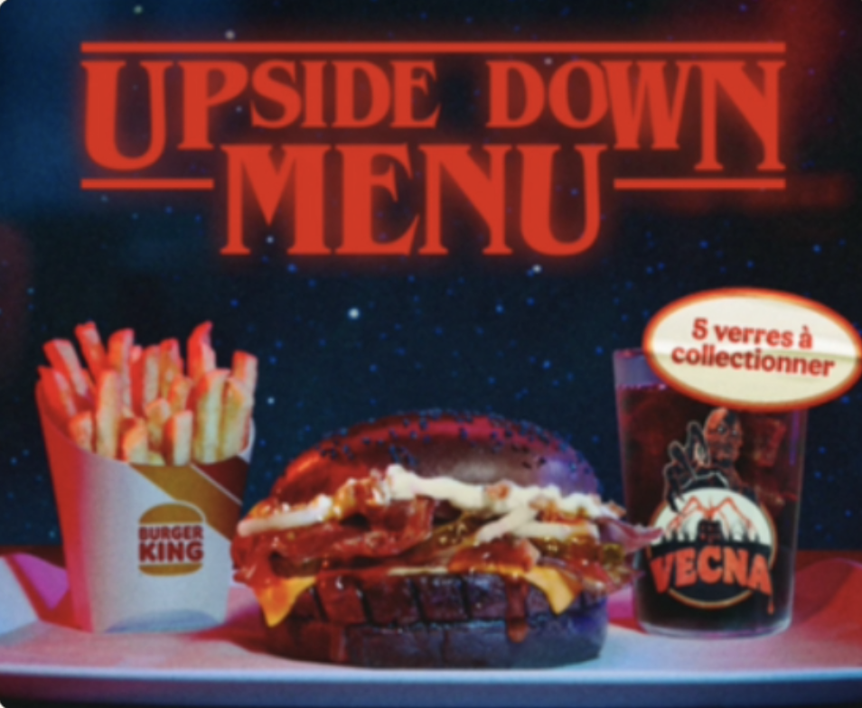 Burger King propose deux menus éphémères inspirés de Stranger Things