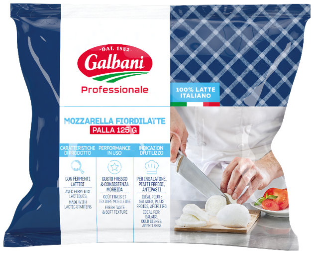 La Mozzarella Fiordilatte Galbani Professionale : un ingrédient qui répond aux tendances