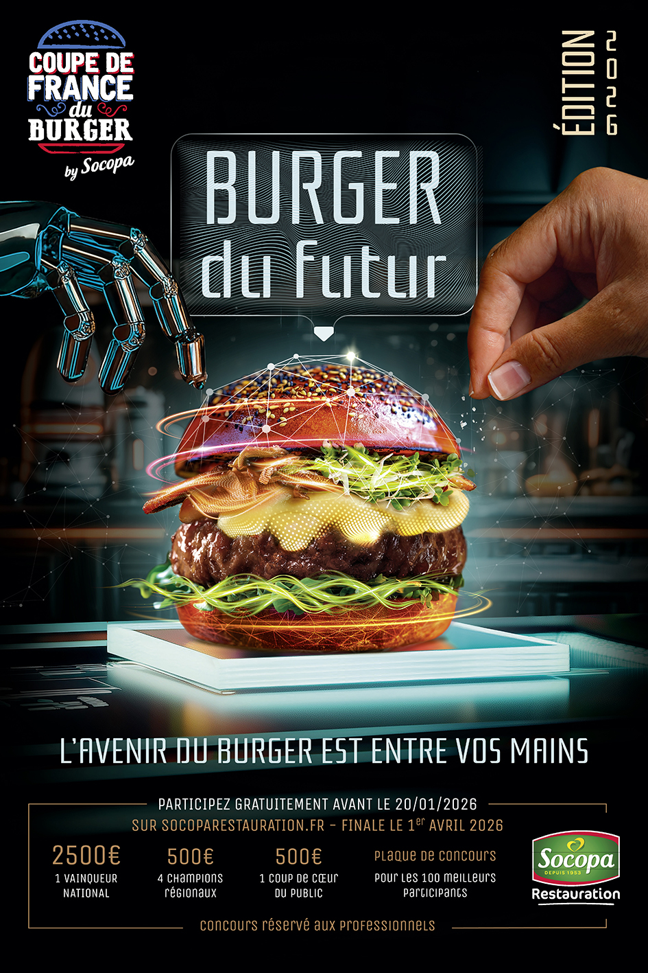 Coupe de France du Burger : cap sur le burger du futur !