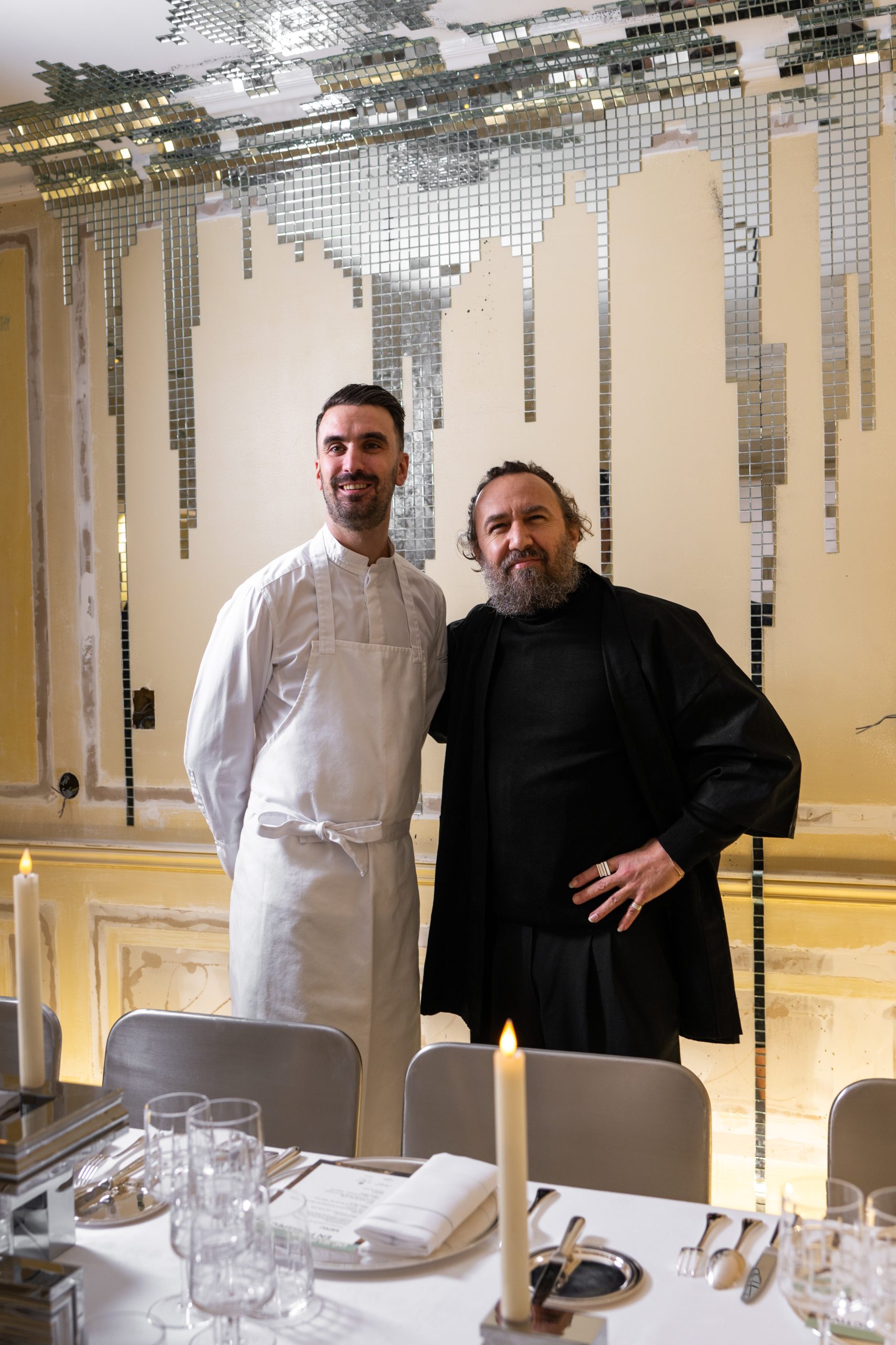 Un « Dîner en Perspectives » par Le Meurice, Mathias Kiss et la Maison Christofle