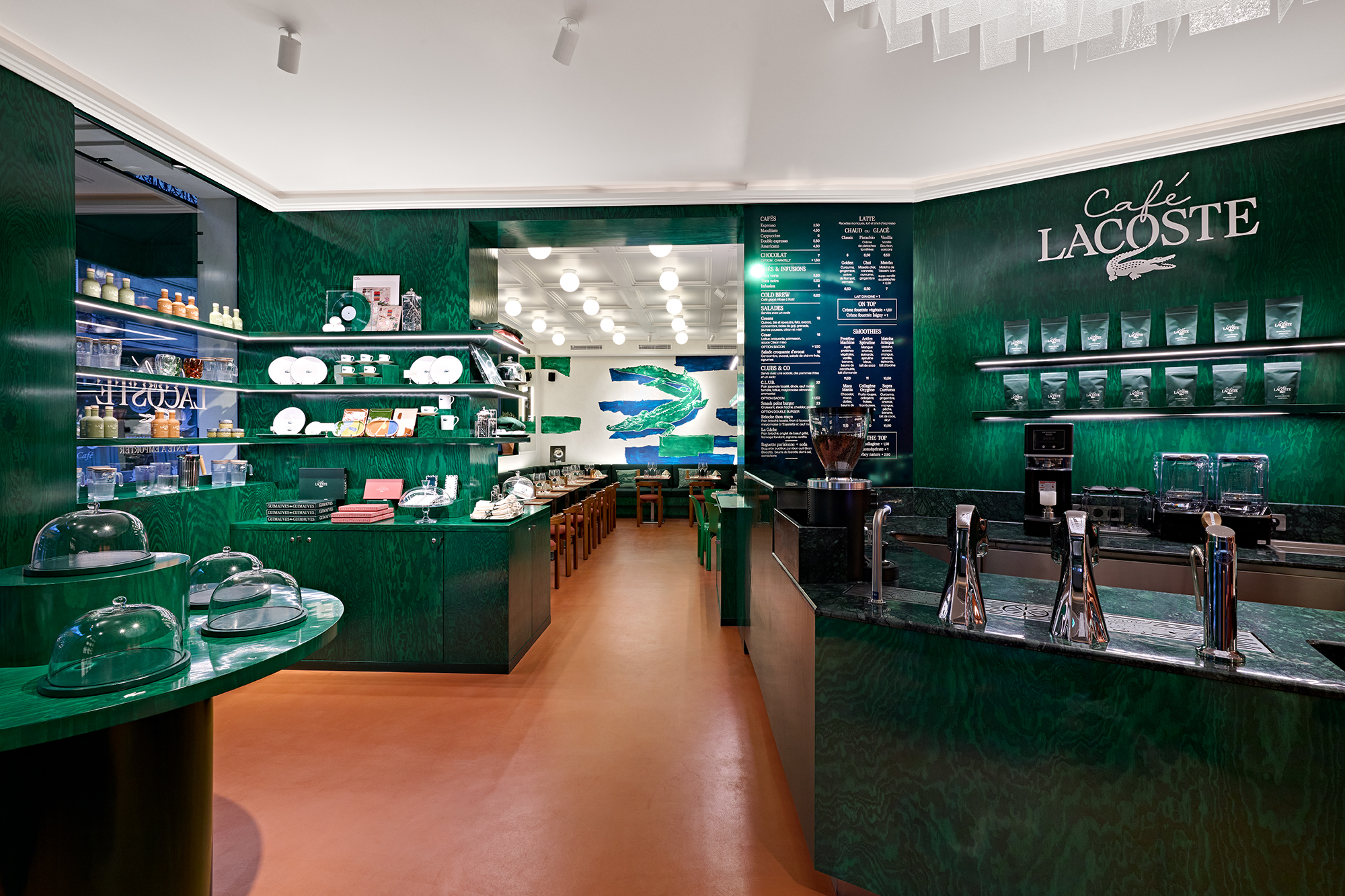 Lacoste inaugure son premier café à Paris