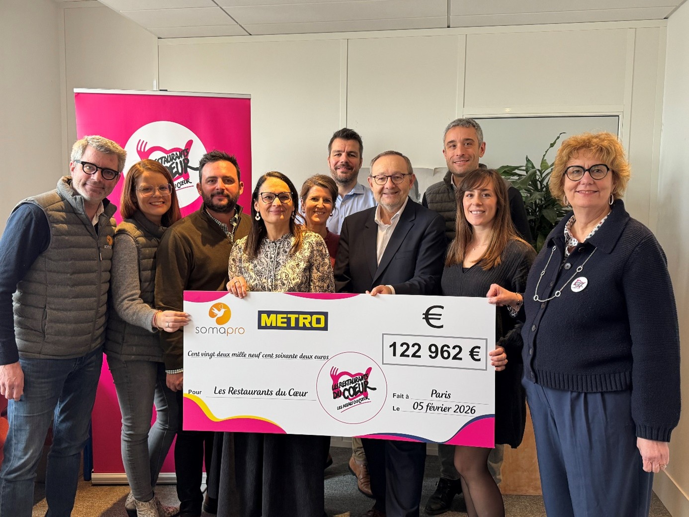 METRO et Somapro : une opération produits au service des Restos du Cœur