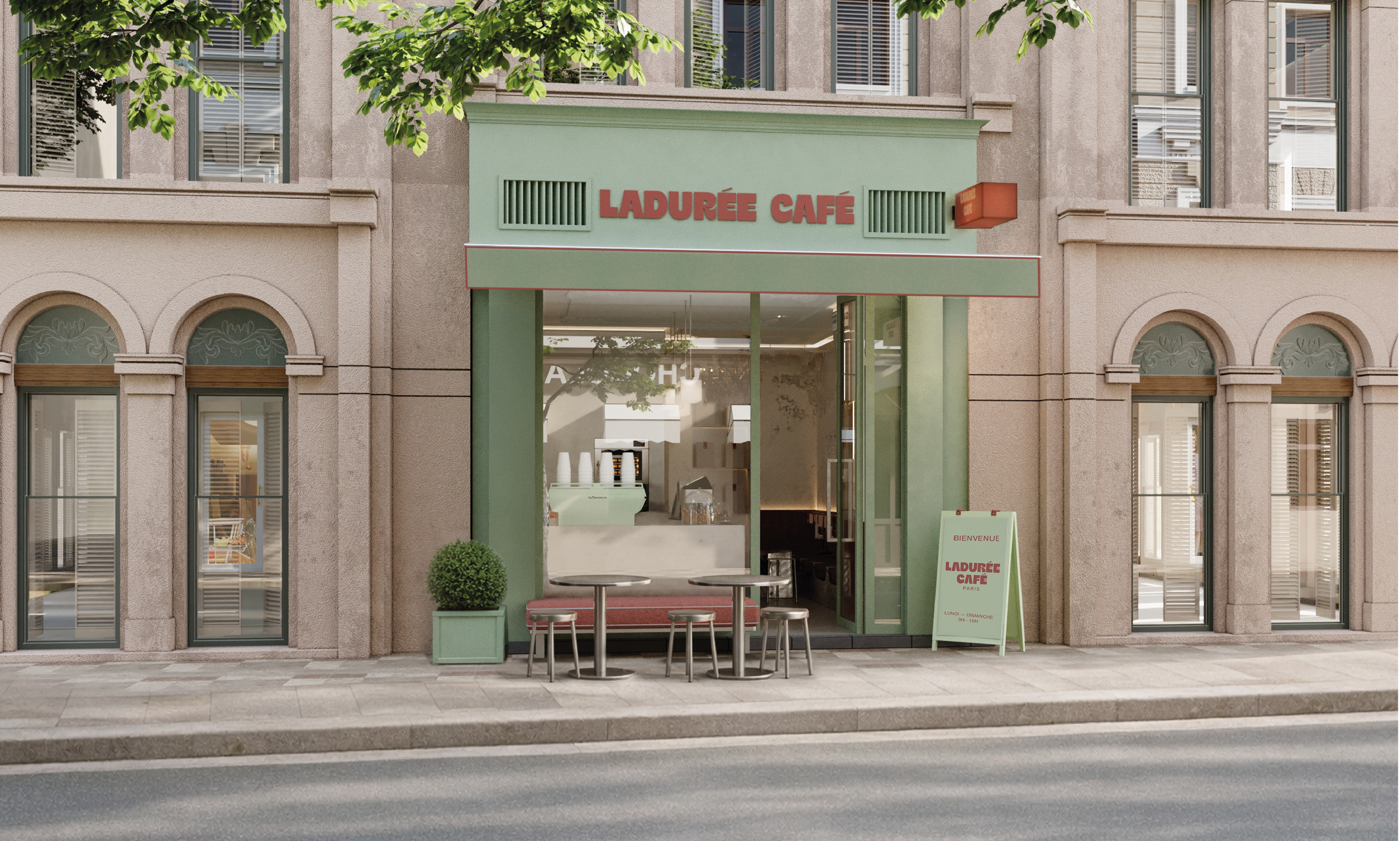 Ladurée ouvre son premier Café à Paris