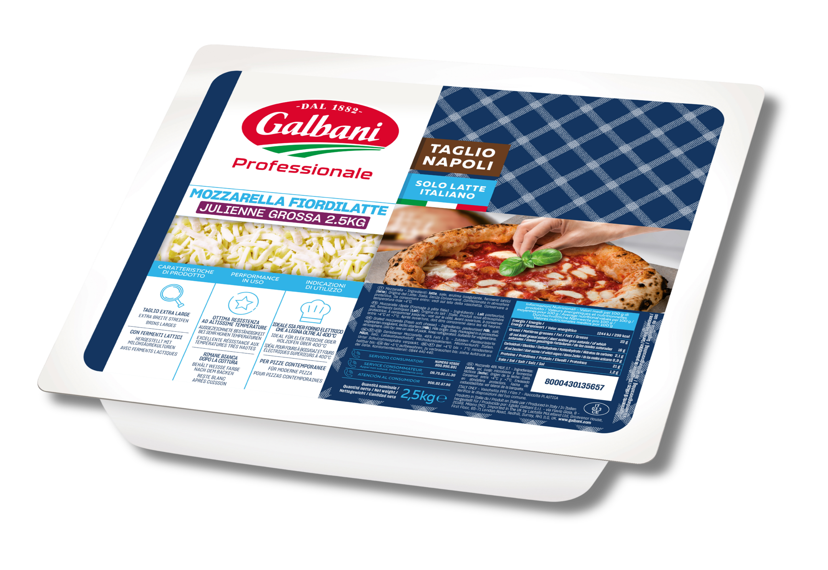 Une mozzarella adaptée à la pizza napolitaine