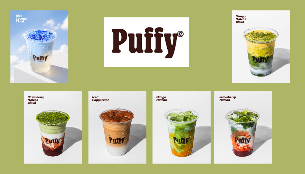 Puffy propose une offre de boissons aussi fraîches que gourmandes