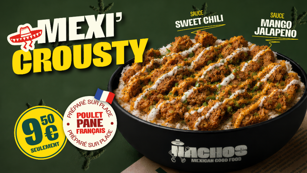 Nachos revisite le crousty avec une recette aux saveurs mexicaines