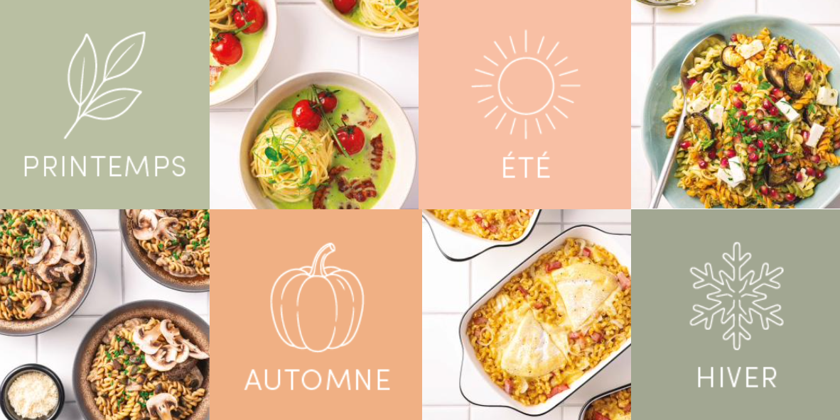 Panzani Solutions dévoile un livre de 20 recettes de saison